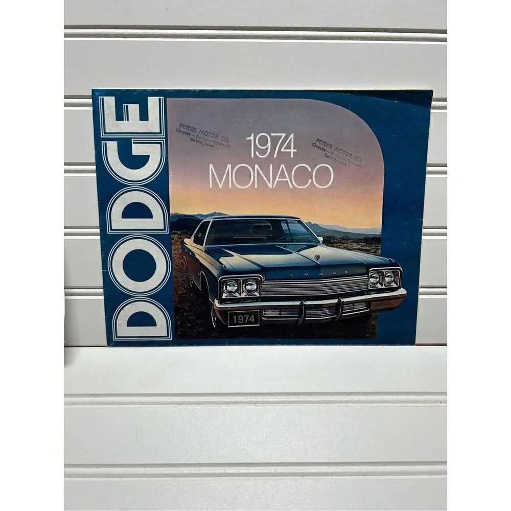 1974 DODGE MONACO Original Factory Dealership Brochure